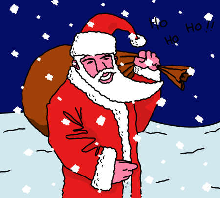 papa noelのイラスト素材