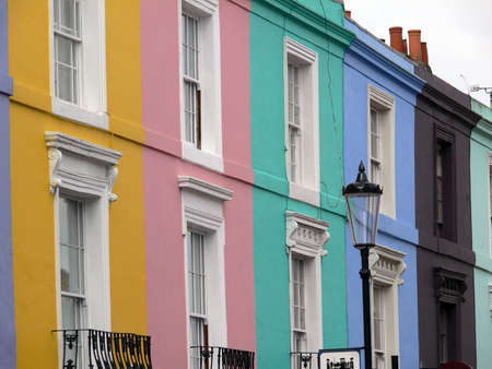 houses in London (Portobello)の写真素材
