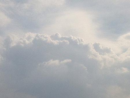 Peaceful scenery of calm clouds formation.