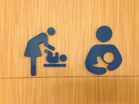Baby changing room icon の素材