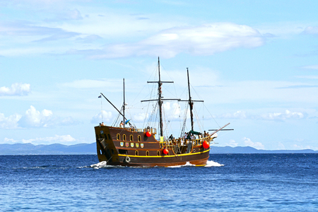 Dubrovnik, Karaka ship, Croatia Europeのeditorial素材