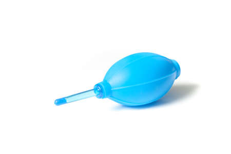 Turquoise rubber air blower pump for dust cleaner in Camera and lensの写真素材