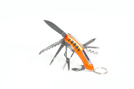 Multipurpose boxcutter isolated on white background