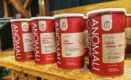 Jakarta in July 2022. One of the local coffee made in Indonesia.のeditorial素材