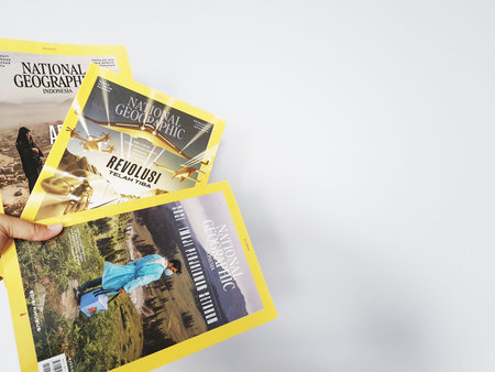 The Indonesian version of the National Geographic magazine. The first version of National Geographic Indonesia was published in April 2005 until now.のeditorial素材