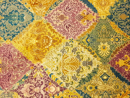 This is a typical Turkish carpet motif which is hand-woven by Turkish weavers. Became one of the typical Turkish souvenirs because of its authenticity.の写真素材