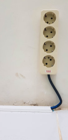 Colokan or Terminal or in english is electricity socket. This socket has an available capacity more than 1 plugs.の写真素材