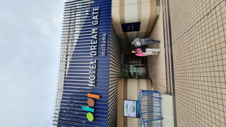 Chiba, Japan on October 5, 2023. Hotel Dream Gate Maihama, Located right at Maihama station. Next to Tokyo Disney and a short ride to Disney Sea.のeditorial素材