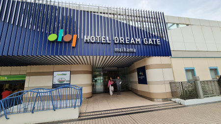 Chiba, Japan on October 5, 2023. Hotel Dream Gate Maihama, Located right at Maihama station. Next to Tokyo Disney and a short ride to Disney Sea.のeditorial素材