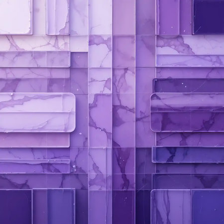 Stunning abstract art featuring a geometric purple marble design perfect for adding a modern touch to your home or office. Use as a statement piece for sophisticated interior design.の素材