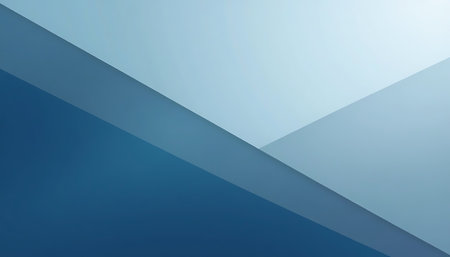 Overlapping layers create a calming abstract background with various shades of blue, suitable for graphic designs or presentations.の素材