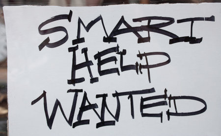  Smart Help Wanted  - Help wanted sign in window