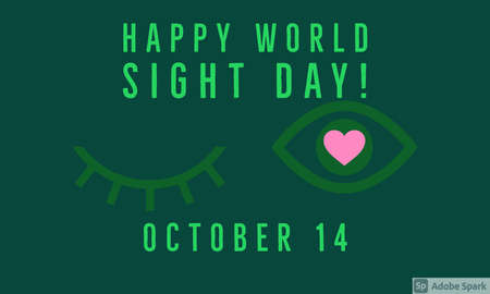 HAPPY WORLD SIGHT DAYの写真素材