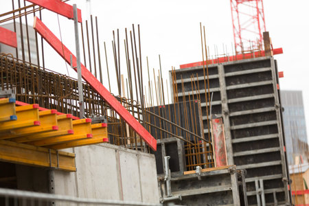 Urban construction site