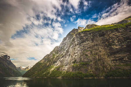 Geiranger fjord, Beautiful Nature Norway.の写真素材
