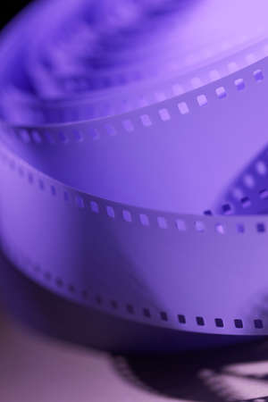 35 mm unprocessed film for cinematographyの写真素材