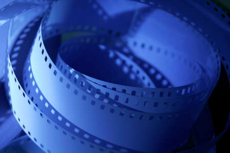 35 mm unprocessed film for cinematographyの写真素材