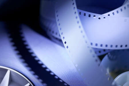 35 mm unprocessed film for cinematographyの写真素材