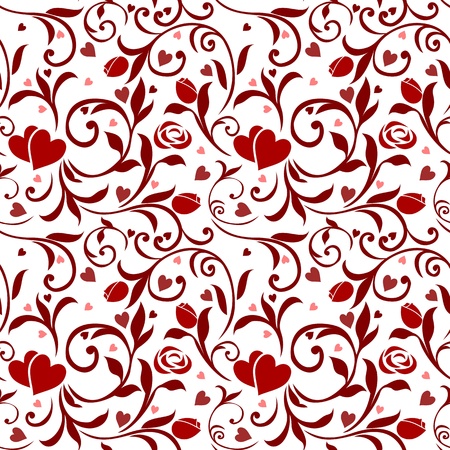 Seamless Valentines Pattern 01のイラスト素材