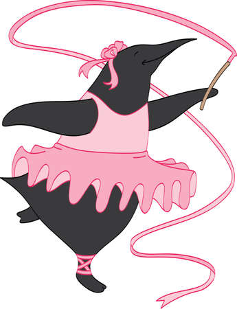 Dancing Penguinのイラスト素材
