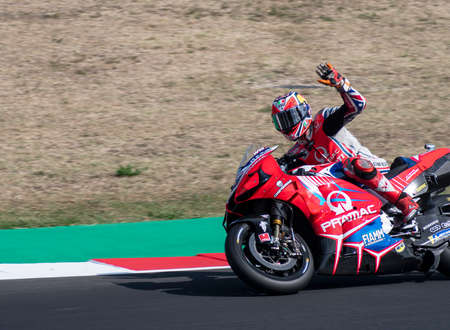 Moto GP Emilia Romagna, Misano, 20 September 2020: Bagnaia riderのeditorial素材