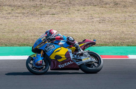 Moto GP Emilia Romagna, Misano, 20 September 2020: moto2 Sam Lowes n Â° 22.のeditorial素材