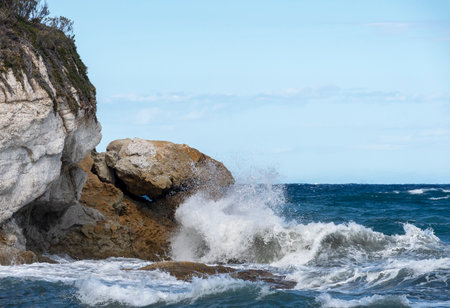Portoferraio, Elba Island: storm.の写真素材
