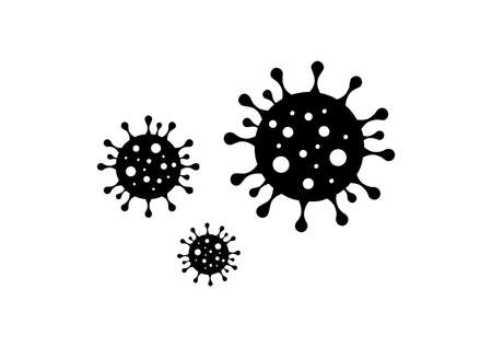 CORONAVIRUS CELL ICON, COVID-19, SARS-COV-2のイラスト素材