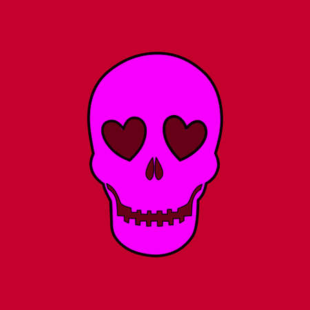 Illustration Skull dia de los muersosの写真素材