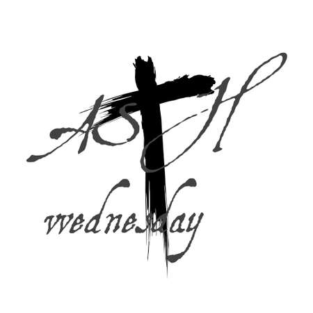 Ash Wednesday  design illustrationのイラスト素材