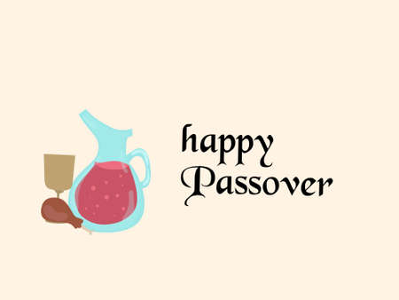 Illustration vector happy passoverのイラスト素材