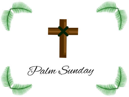 Illustration vector Palm Sundayのイラスト素材