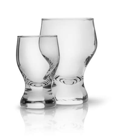 Two glasses side by sideの写真素材