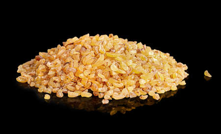 Pile of dry bulgur groatsの写真素材