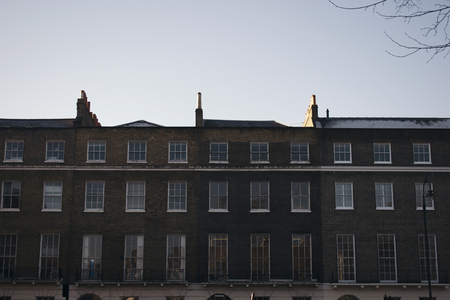 Victorian House Block London Architectureの写真素材