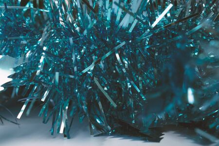 Christmas Background with tree decorations. Christmas cardの写真素材