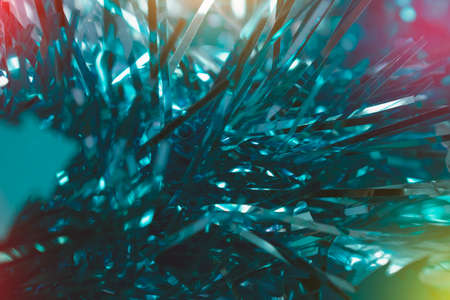 Christmas Background with tree decorations. Christmas cardの写真素材