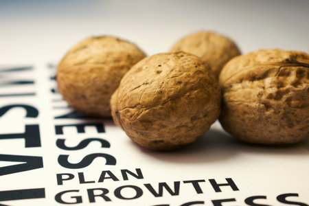 Business Concept Financial Growth Nuts