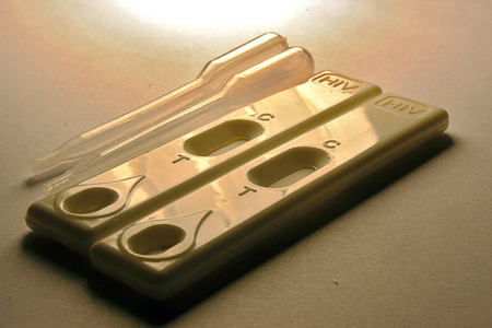 HIV Rapid Testの写真素材