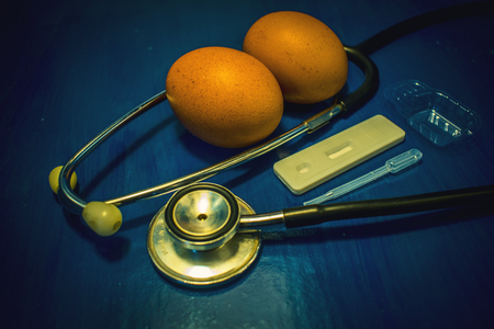 Pregnancy, maternity and new family conceptの写真素材