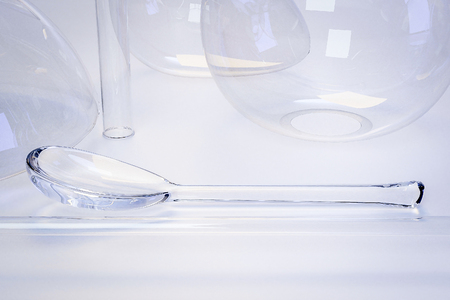 Laboratory medical glassware of chemistry experimentsの写真素材