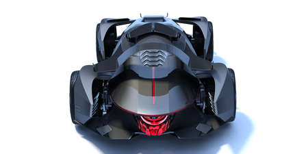 3D rendering of a brand-less generic concept carの写真素材