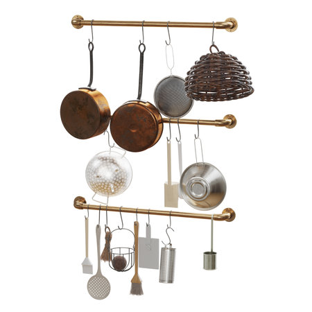 3d rendering of kitchen utensilsの写真素材