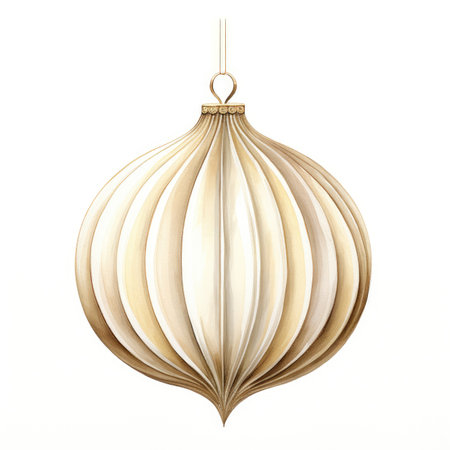 Christmas ball isolated on a white background. 3d render image.の素材