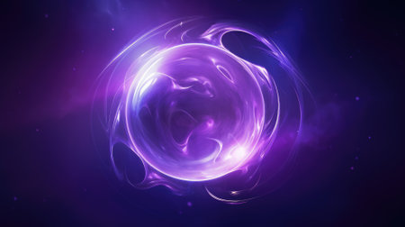 Abstract background. luminous swirling. Elegant glowing circle.  Sparking particle. Space tunnel. Colorful ellipse. Glint sphereの素材