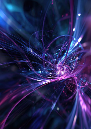abstract fractal background a computer-generated 2D illustration, textureの素材