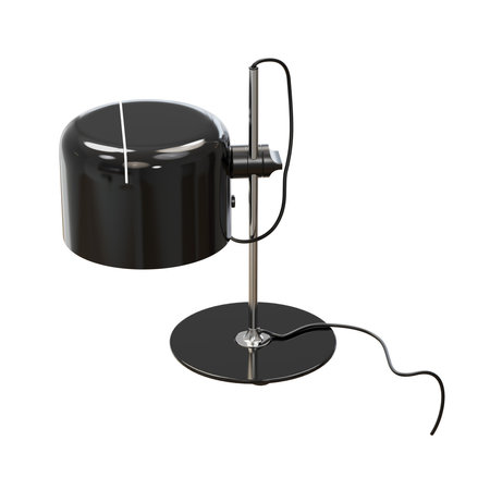 Modern black desk lamp with sleek designの写真素材