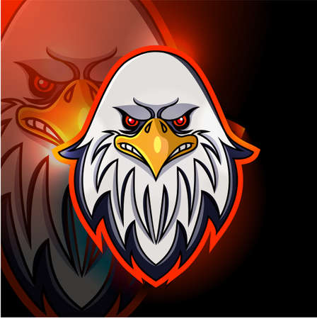 Eagle sport mascot logo designのイラスト素材