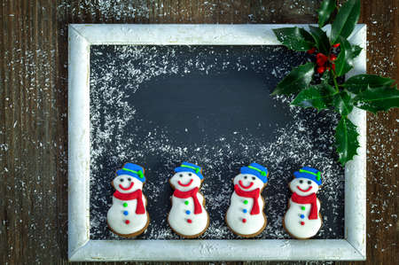 Christmas Decoration Background with copy spaceの写真素材