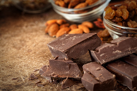 Ingredients for chocolate cake
